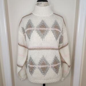 80s Scandanavian Winter Sweater